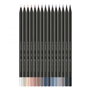 Lápis de Cor Faber-Castell Supersoft 15 Cores Neutras