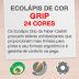 Lápis de Cor Faber-Castell Grip 24 Cores - c/ Estojo Metálico Exclusivo