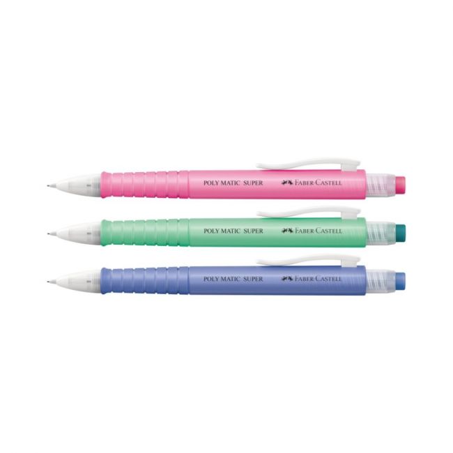 Lapiseira Faber-Castell Poly Matic Super 0.5mm - Cores Sortidas* (Unidade)