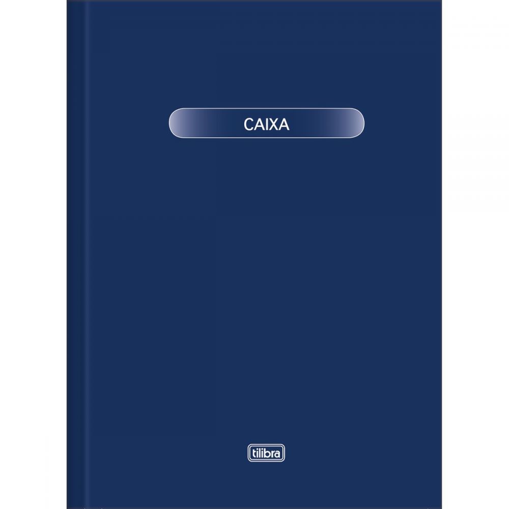 LIVRO CAIXA CAPA DURA GRANDE 100FLS TILIBRA