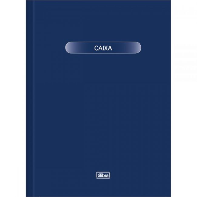 LIVRO CAIXA CAPA DURA GRANDE 100FLS TILIBRA