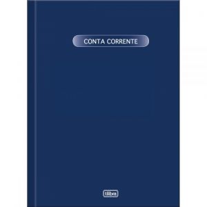 LIVRO CONTA CORRENTE CAPA DURA GRANDE 50FLS TILIBRA