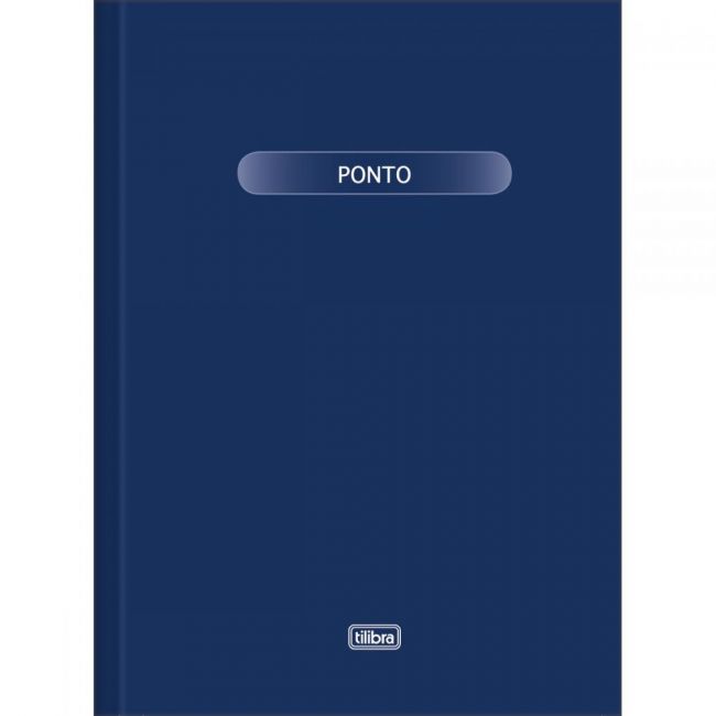 LIVRO DE PONTO CAPA DURA PEQUENO - 2 ASSINATURAS 160FLS - TILIBRA