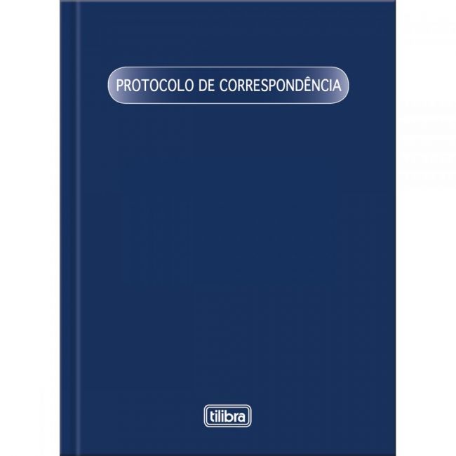 LIVRO PROTOCOLO DE CORRESPONDÊNCIA CAPA DURA 104FLS - TILIBRA