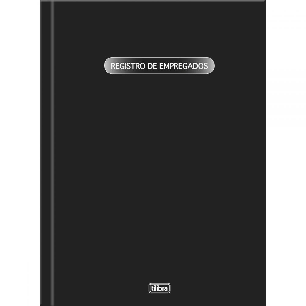 LIVRO REGISTRO DE EMPREGADOS CAPA DURA - 100 FOLHAS - TILIBRA