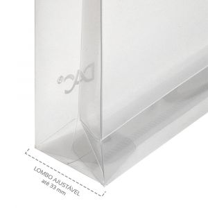 MALOTE PASTA ENVELOPE VAI-VEM A4 VERTICAL TRANSPARENTE