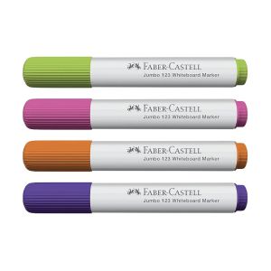 Marcador P/ Quadro Branco Jumbo 123 Faber-Castell