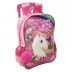 Mochila Escolar Feminina Infantil com Rodinha e Alça Retrátil - Little Unicorn (Sortido) - Unidade