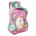 Mochila Escolar Feminina Infantil com Rodinha e Alça Retrátil - Little Unicorn (Sortido) - Unidade