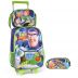 Kit Escolar - Mochila com Rodinhas, Lancheira Térmica e Estojo - Toy Story - Roxo