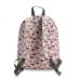 Mochila de Costas Feminina RVIX CG30439 - Flamingos - Bege