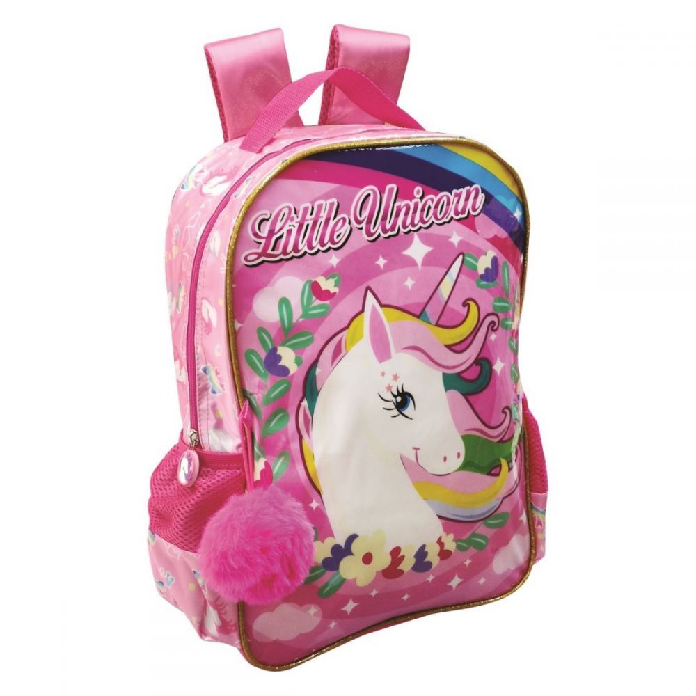 Mochila Escolar Feminina Infantil - Little Unicorn (Sortido) - Unidade