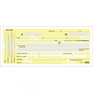 NOTA PROMISSORIA 50 FLS PEQUENA 147X63MM