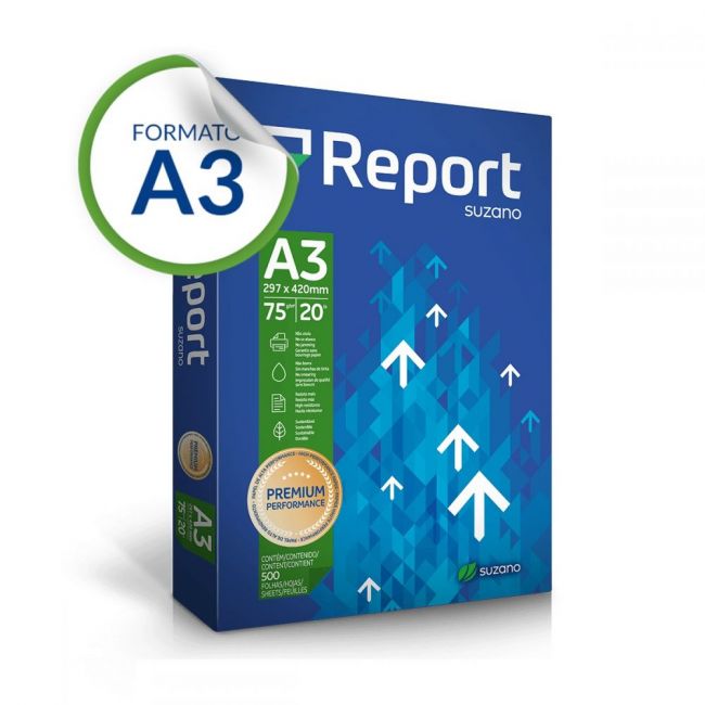 Papel Sulfite Report Premium A3 75g 500 folhas