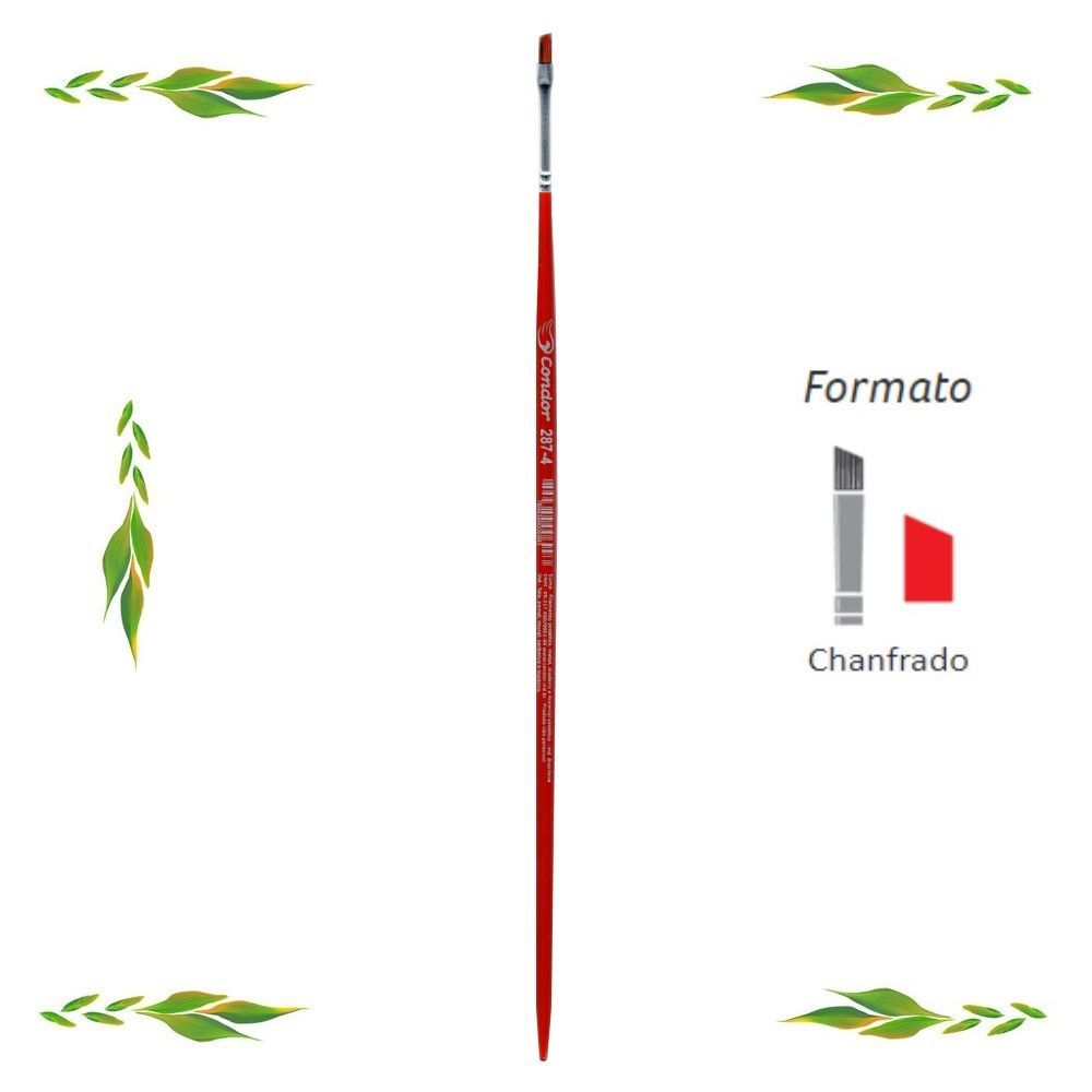 Pincel Artístico Chanfrado Condor 287 (Unidade)