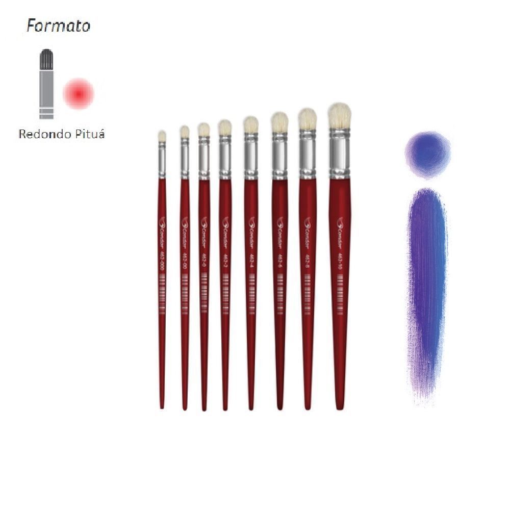Pincel Artístico Pituá Condor 462 (Unidade)