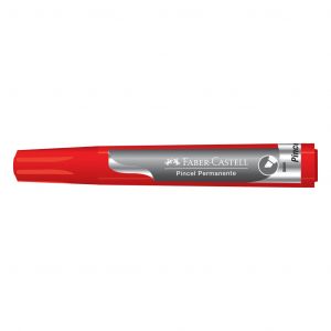 Pincel Marcador Permanente Vermelho Faber-Castell