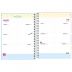 PLANNER ESPIRAL 17,7 X 24 CM HAPPY AZUL 2023