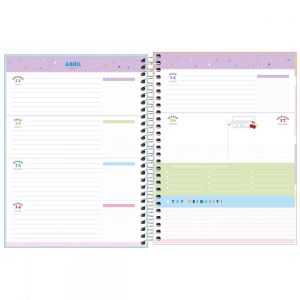 PLANNER ESPIRAL 17,7 X 24 CM HAPPY AZUL 2023