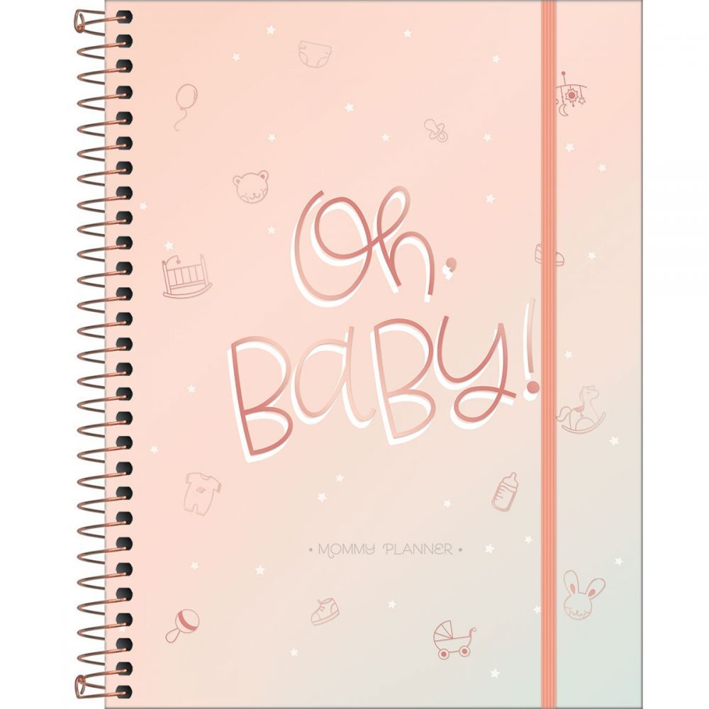 Planner Espiral 17,7 x 24 cm Mommy Permanente 