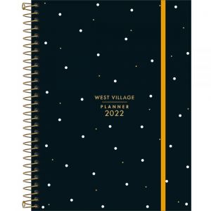 PLANNER ESPIRAL 17,7 X 24 CM WEST VILLAGE 2023 (SORTIDO)