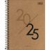 Planner Espiral 17,7 X 24 Cm Kraftwork 2025 Tilibra (Sortido)