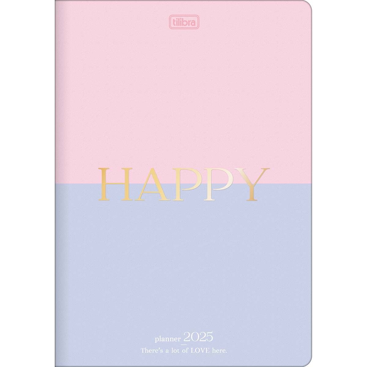 Planner Grampeado Happy 90g 2025 Tilibra (Sortido)