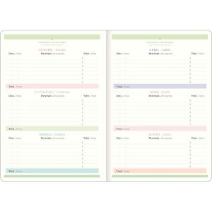 Planner Grampeado Happy 90g 2025 Tilibra (Sortido)