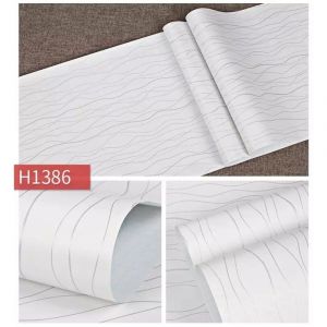 PLASTICO ADESIVO ESTAMPADO LINHAS CURVAS 45CM X 1 METRO