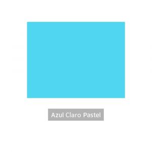 Plástico Adesivo Liso 45cm x 1m - Azul Claro Pastel