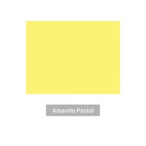 Plástico Adesivo Liso Leotack 45cm x 10m - Amarelo Pastel