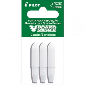 Ponta para Marcador Pilot V-Board Master (Quadro Branco) 3 Unidades