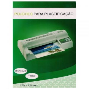 Pouches para Plastificação 007/175MIC 170 x 226 mm (Caixa c/ 100 Unidades)