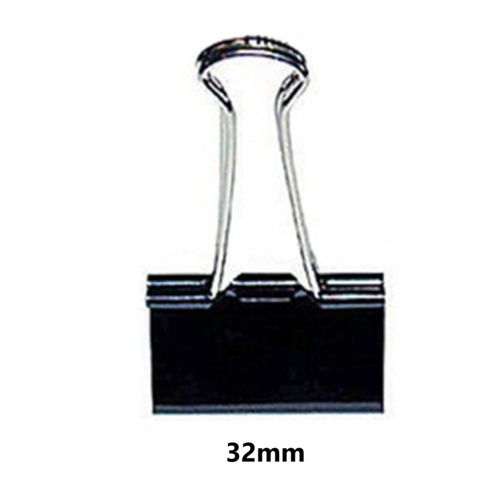 Prendedor de Papel (Binder Clip/Grampomol) - 32 mm (Unidade)