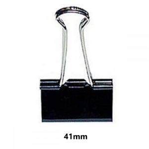 Prendedor de Papel (Binder Clip/Grampomol) - 41mm - Preto (Unidade)