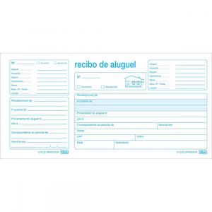 RECIBO DE ALUGUEL COM CANHOTO - 50 FOLHAS - TILIBRA