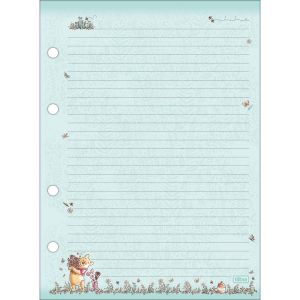 Refil Tiliflex Para Caderno Argolado Colegial Pooh 80 Folhas Tilibra (Sortido)