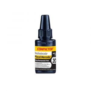 Refil Reabastecedor Compactor Tinta Permanente Pincel Marcador 20ml