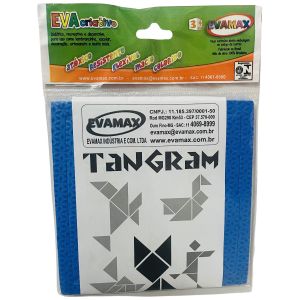 Tangram EVA 7 Peças Evamax (Sortido)