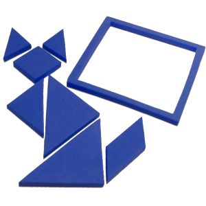 Tangram EVA 7 Peças Evamax (Sortido)