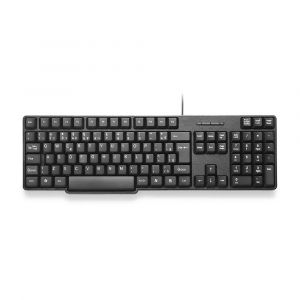 Teclado USB Resistente à Água Teclas Silenciosas - Multilaser TC204 - Preto