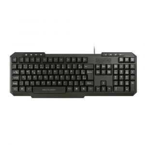 Teclado Multimídia USB Multilaser TC206 - Preto