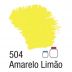 Tinta Acrílica Fosca - Nature Colors - 60ml - Amarelo Limão 504