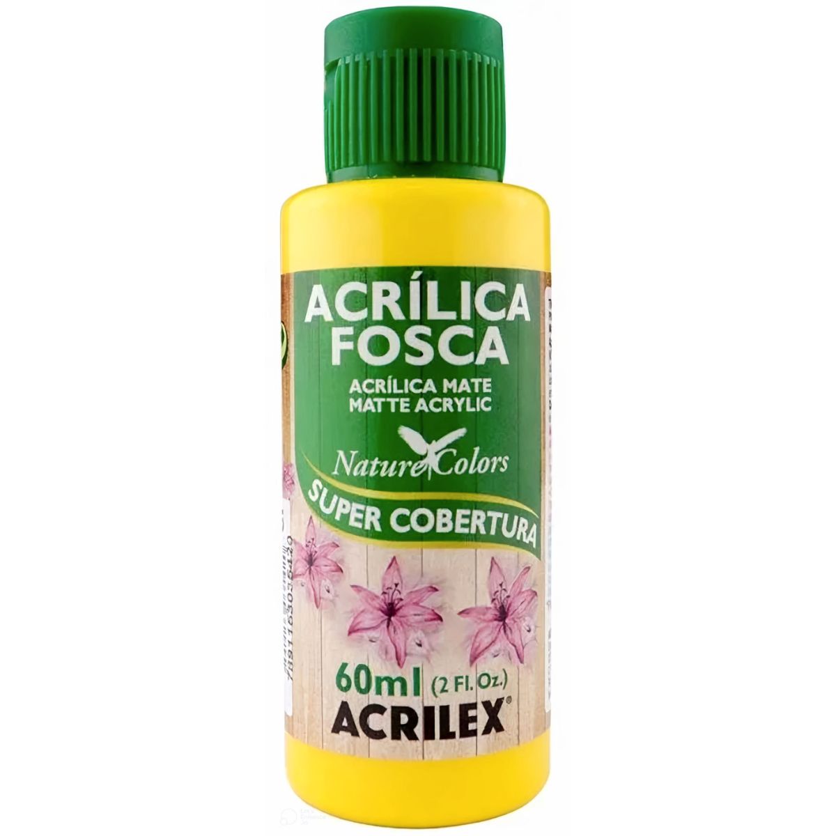 Tinta Acrílica Fosca 60ml Amarelo Ouro Acrilex