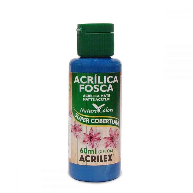 Tinta Acrílica Fosca - Nature Colors - 60ml - Azul 559