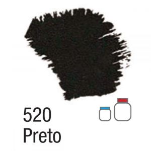 Tinta Acrílica Fosca - Nature Colors - 60ml - Preto 520