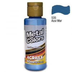 Tinta Acrílica Metal Colors 60ml (Unidade)