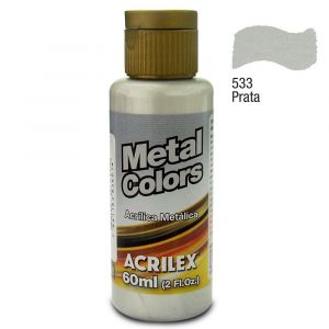 Tinta Acrílica Metal Colors 60ml (Unidade)