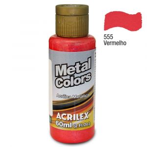 Tinta Acrílica Metal Colors 60ml (Unidade)