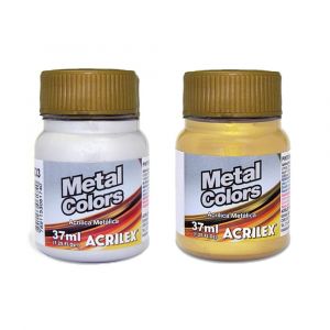 Tinta Acrílica Metálica Acrilex Metal Colors 37ml (Unidade)